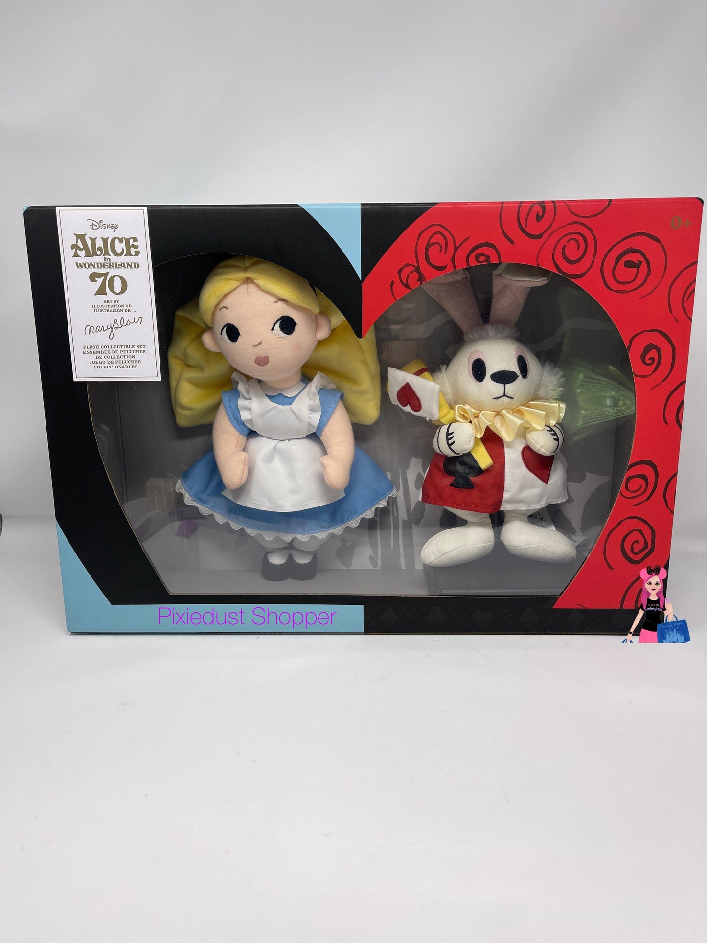 Alice & Disney Alice in Wonderland by Mary Blair Plush Set – Limited Release - World of Treasures