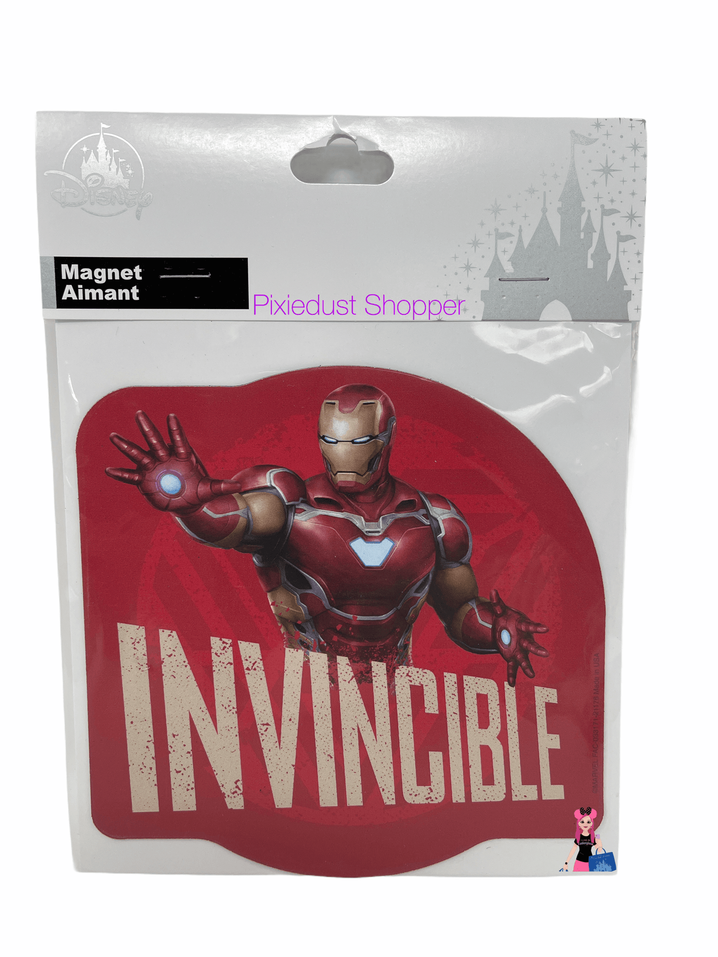 Disney Marvel Iron Man Invincible Magnet - World of Treasures