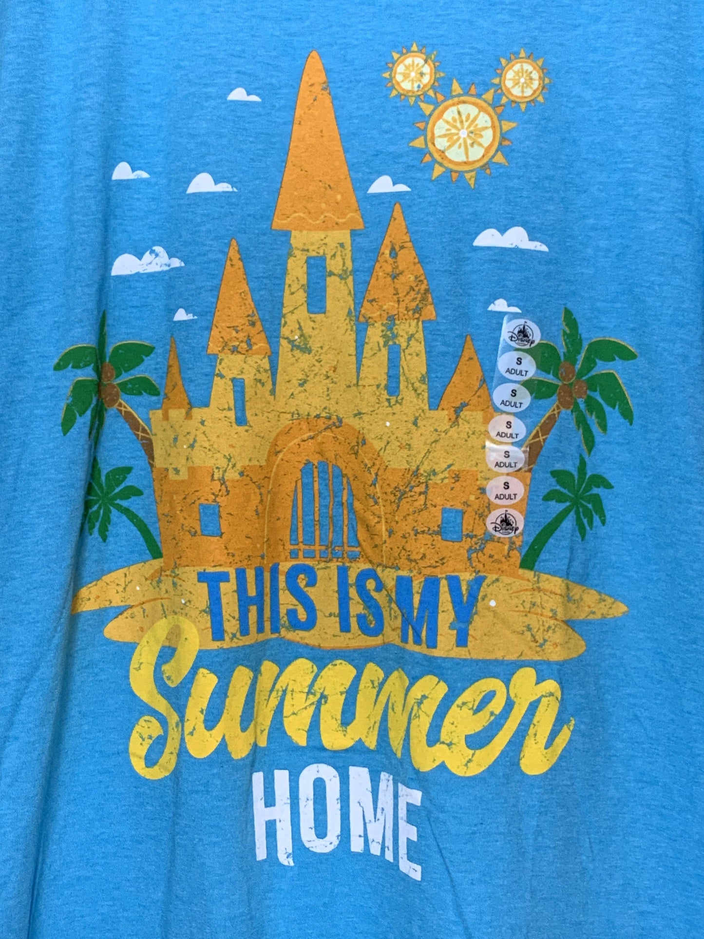 Disney This is My Summer Home Sand Castle Shirt - World of Treasures