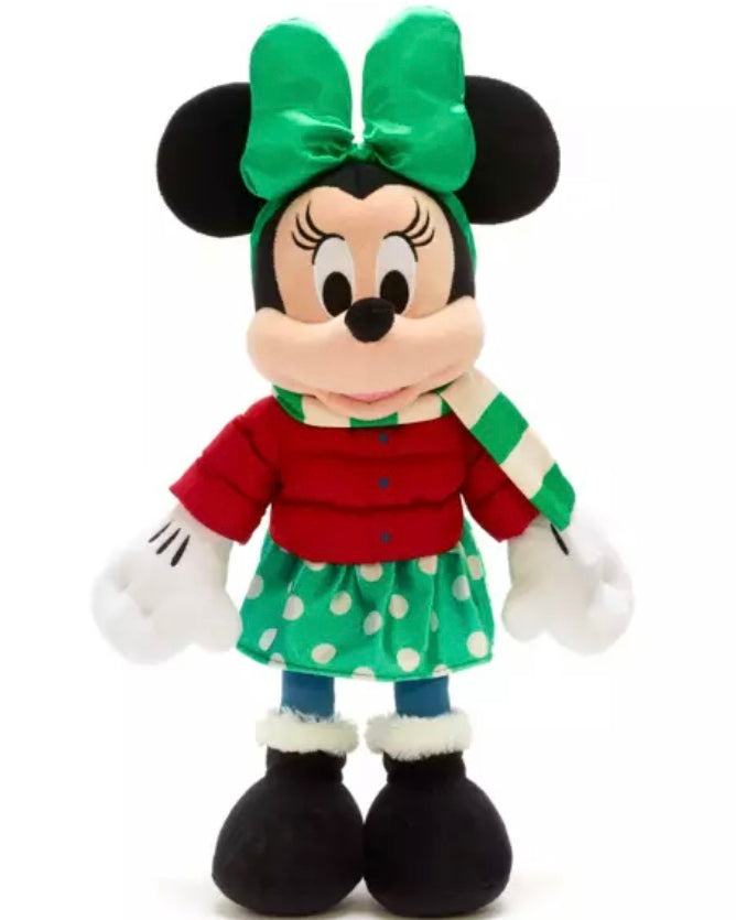 Disney Store 2021 Minnie Holiday Plush