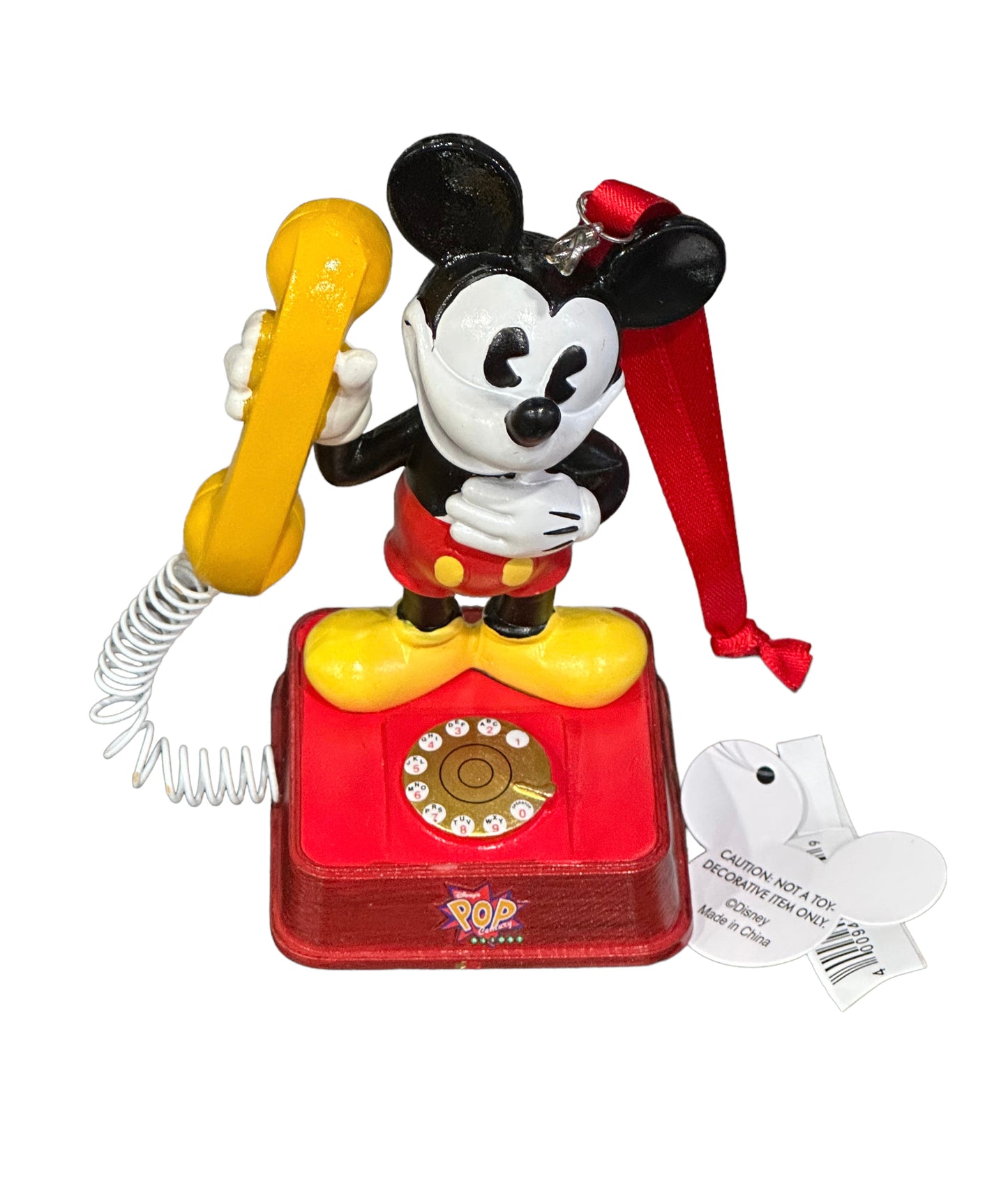 Disney Pop Century Mickey Telephone Ornament