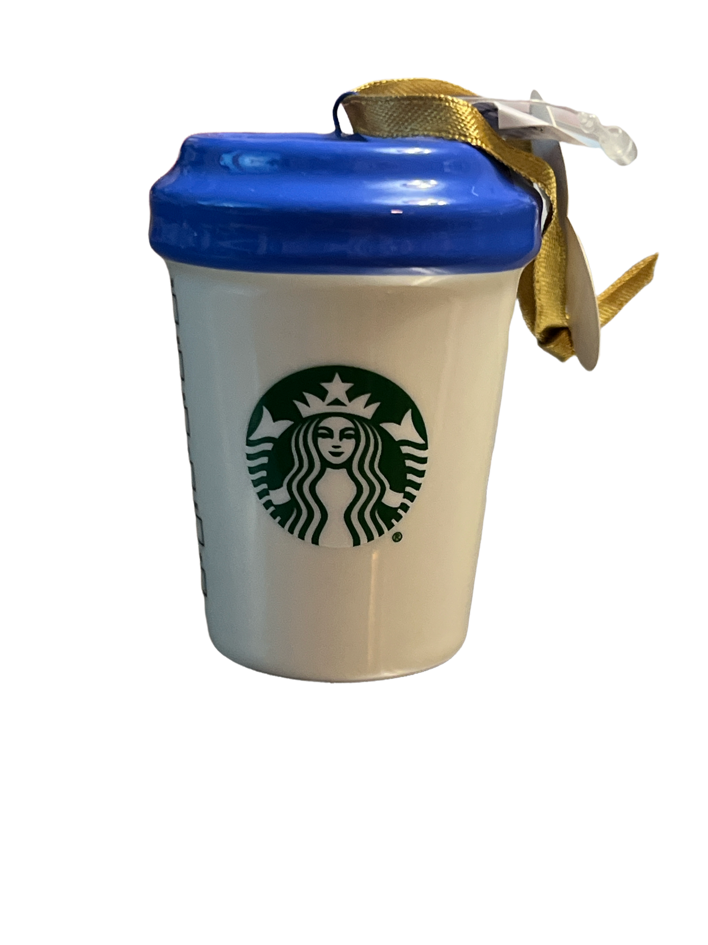 Walt Disney World 50th Anniversary Starbucks EPCOT Ceramic Tumbler Ornament