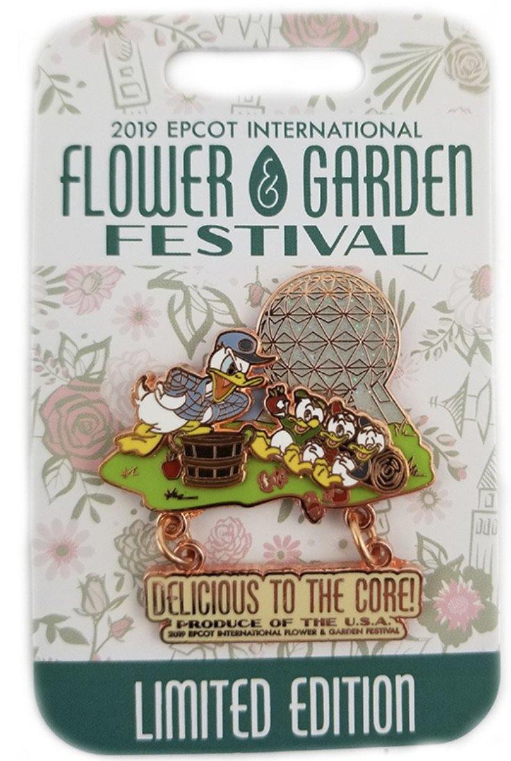 Disney Flower And Garden Pin - 2019 Donald & Nephews - World of Treasures