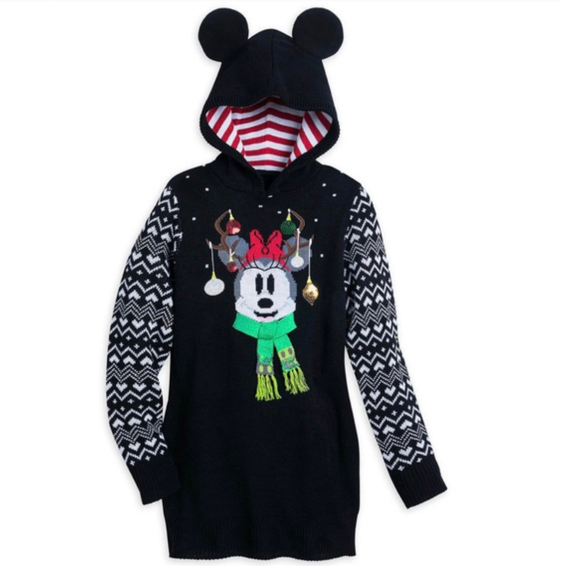 Minnie Mouse Holiday Sweater Dress for Women – World of Treasures