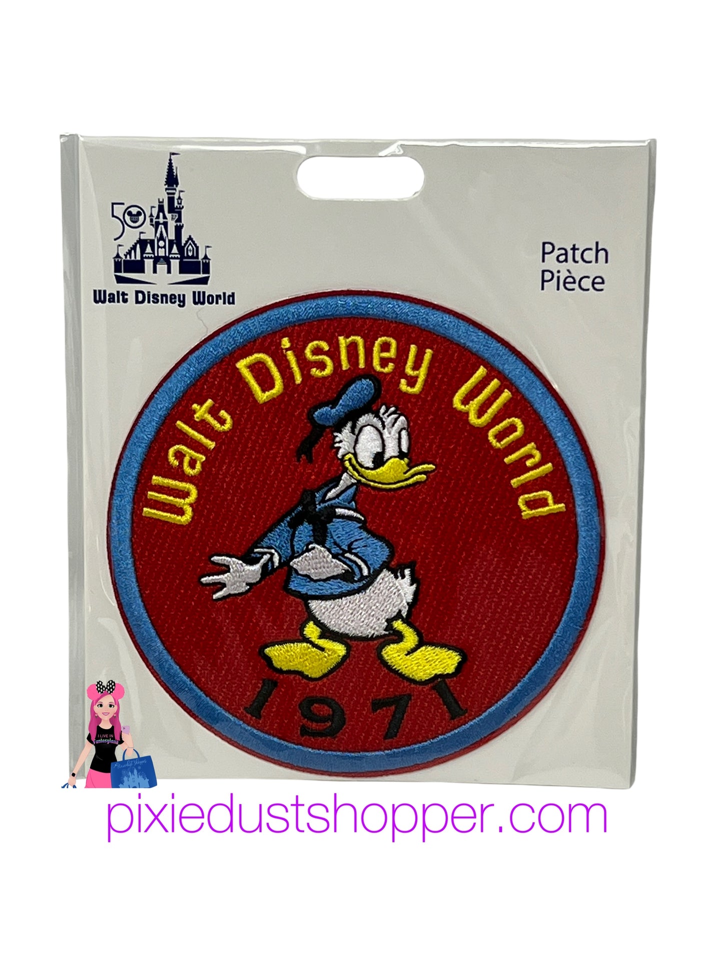 Walt Disney World 50th Anniversary Retro Vault Donald Patch