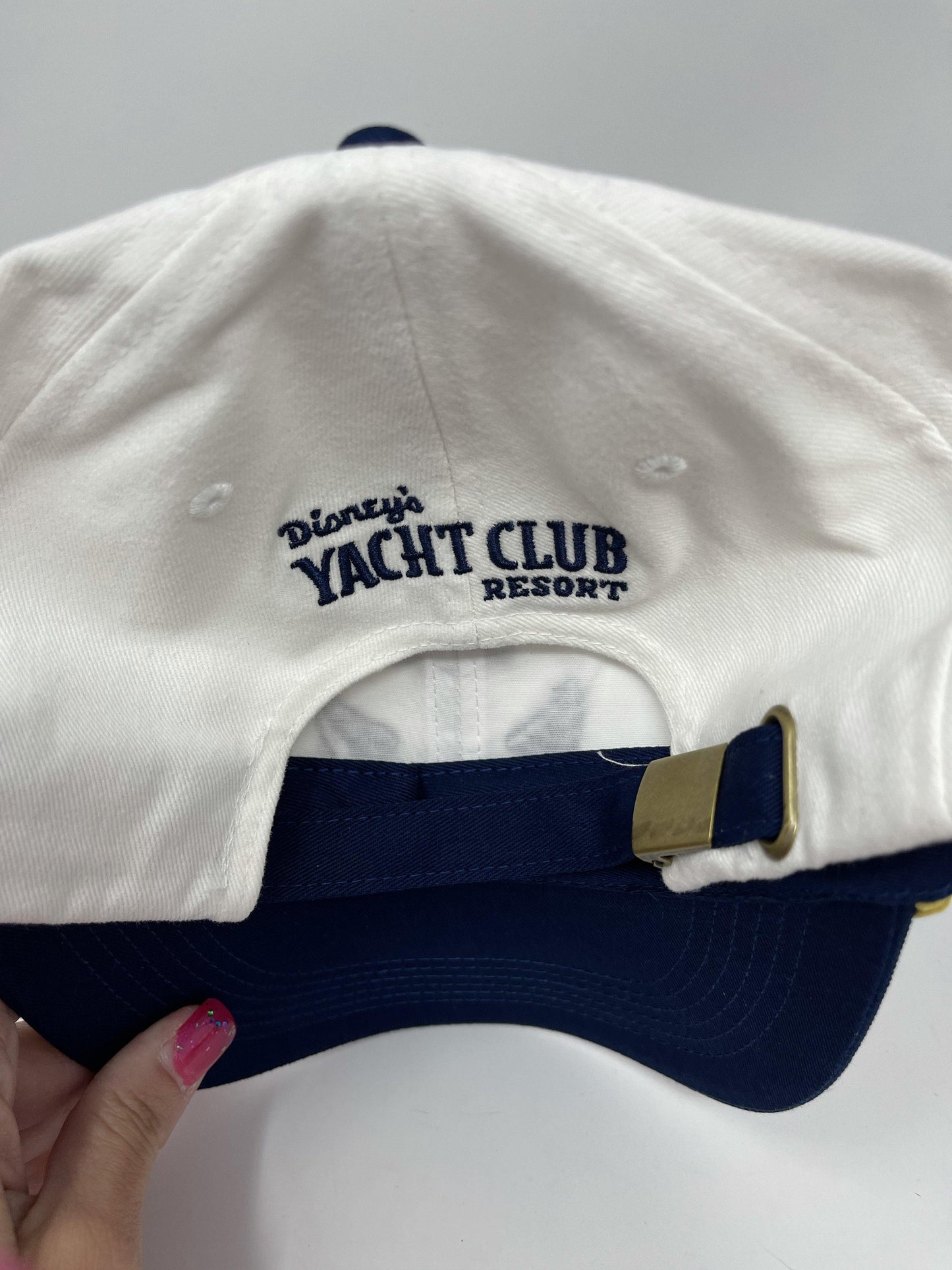 Disney Yacht Club Resort Mickey Anchor Baseball Hat - World of Treasures