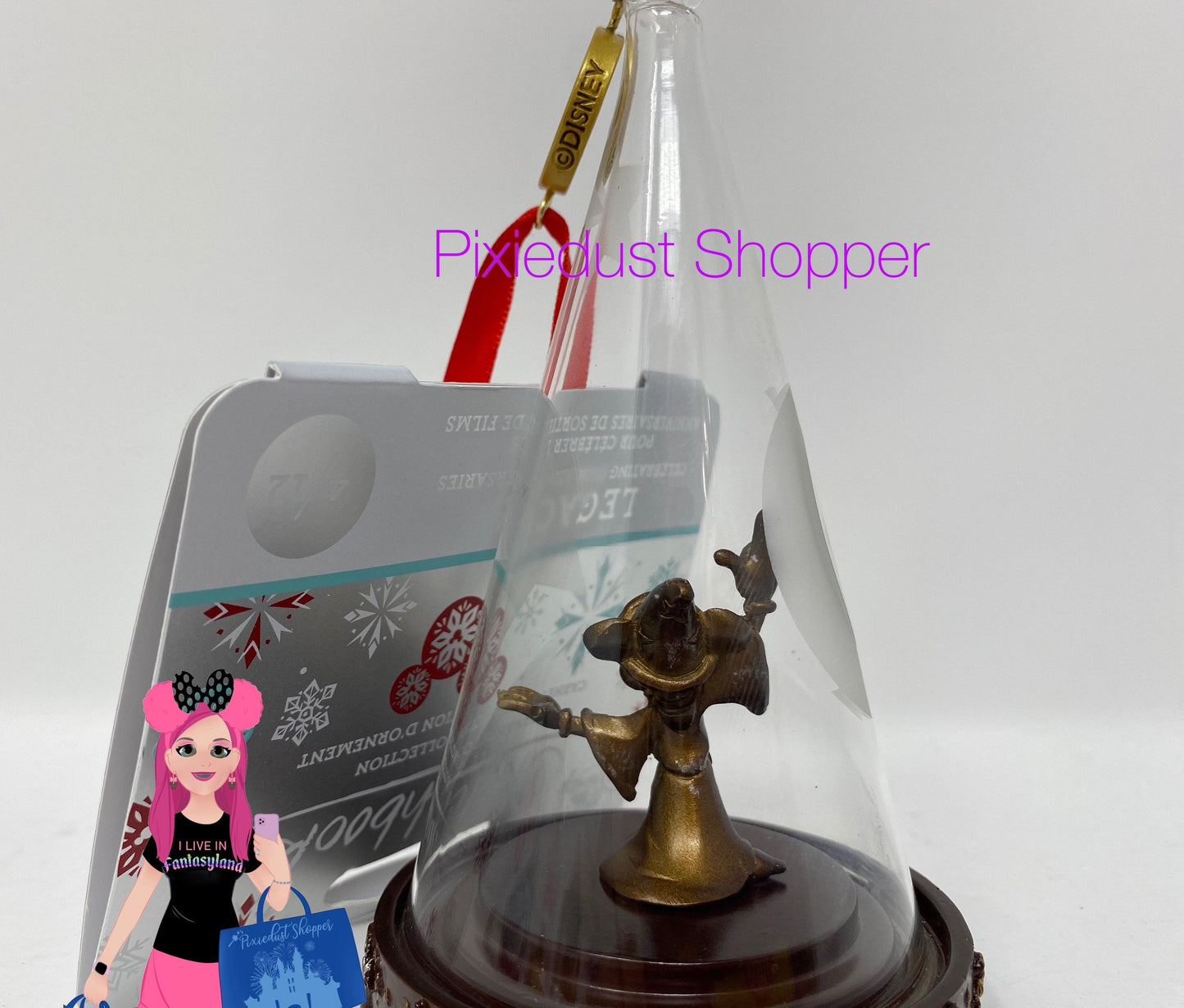 Disney Mickey Fantasia 80 Years Legacy Sketchbook 4/12 Ornament - World of Treasures