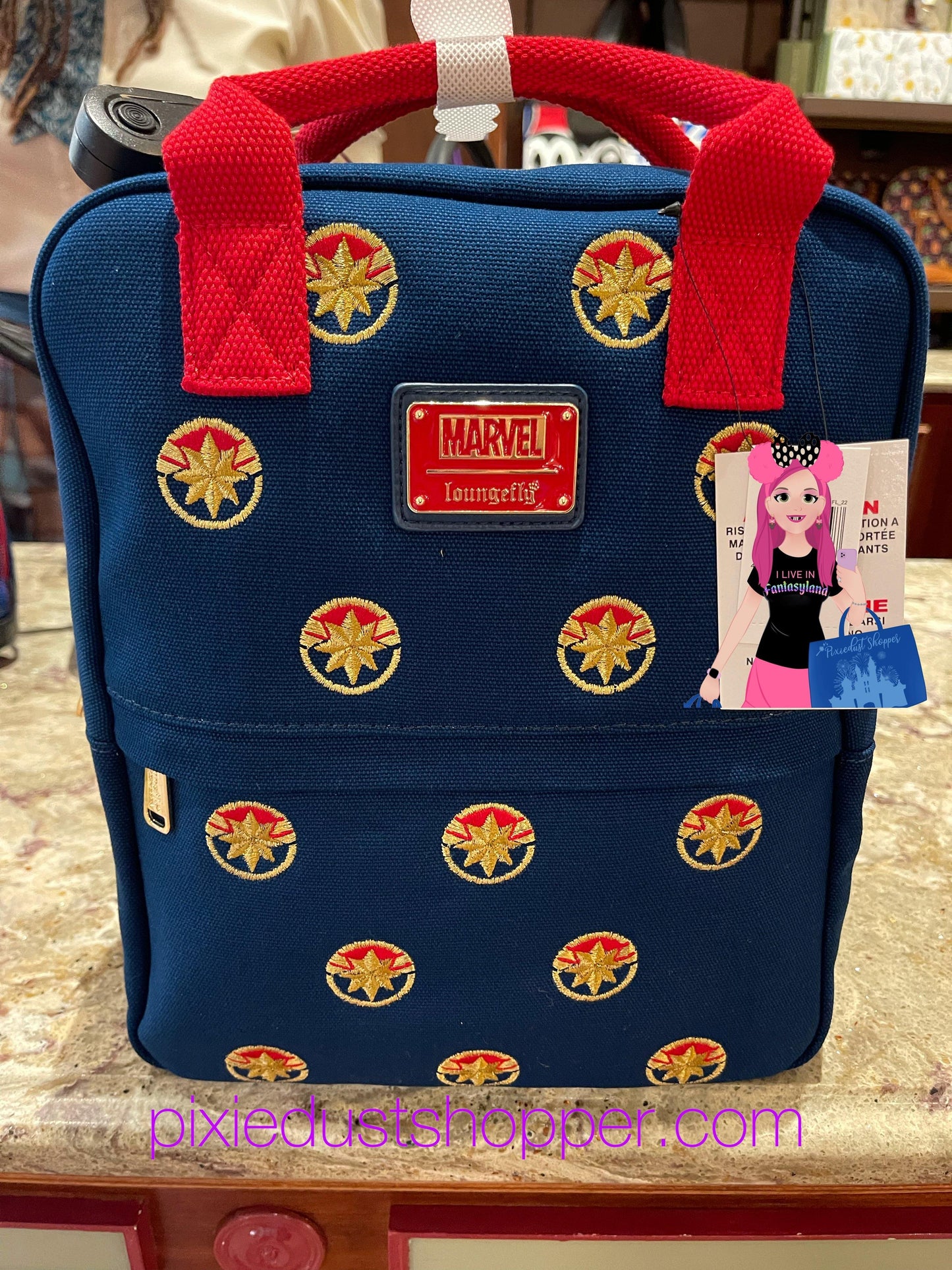 Disney Marvel Studios Captain Marvel Loungefly Backpack - World of Treasures