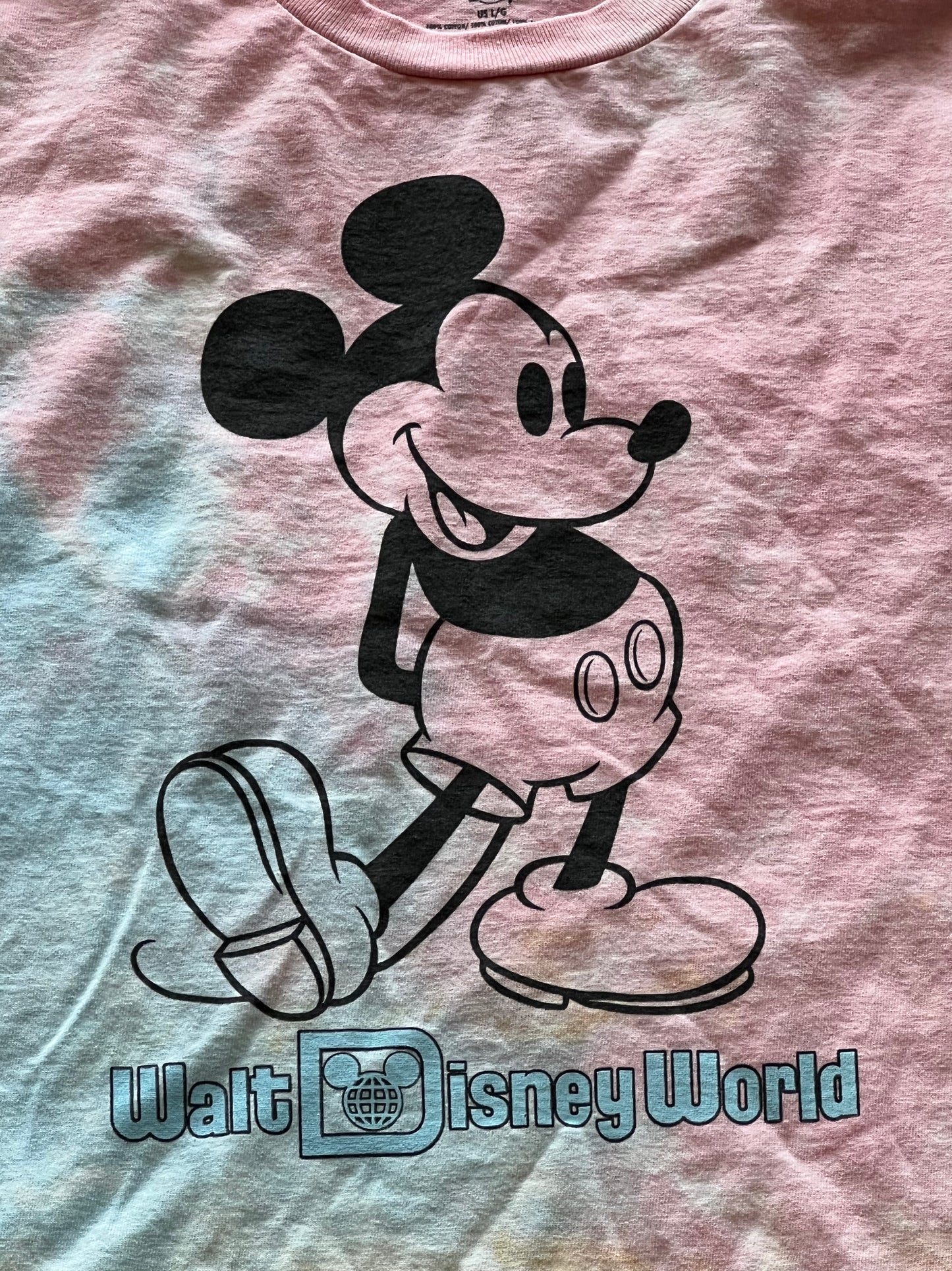 Walt Disney World Mickey Tie Dye Shirt Large