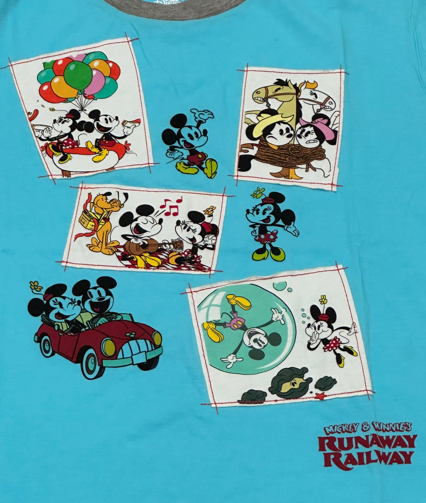 Disney Mickey & Minnie Runaway Railway Shirt for Women XL