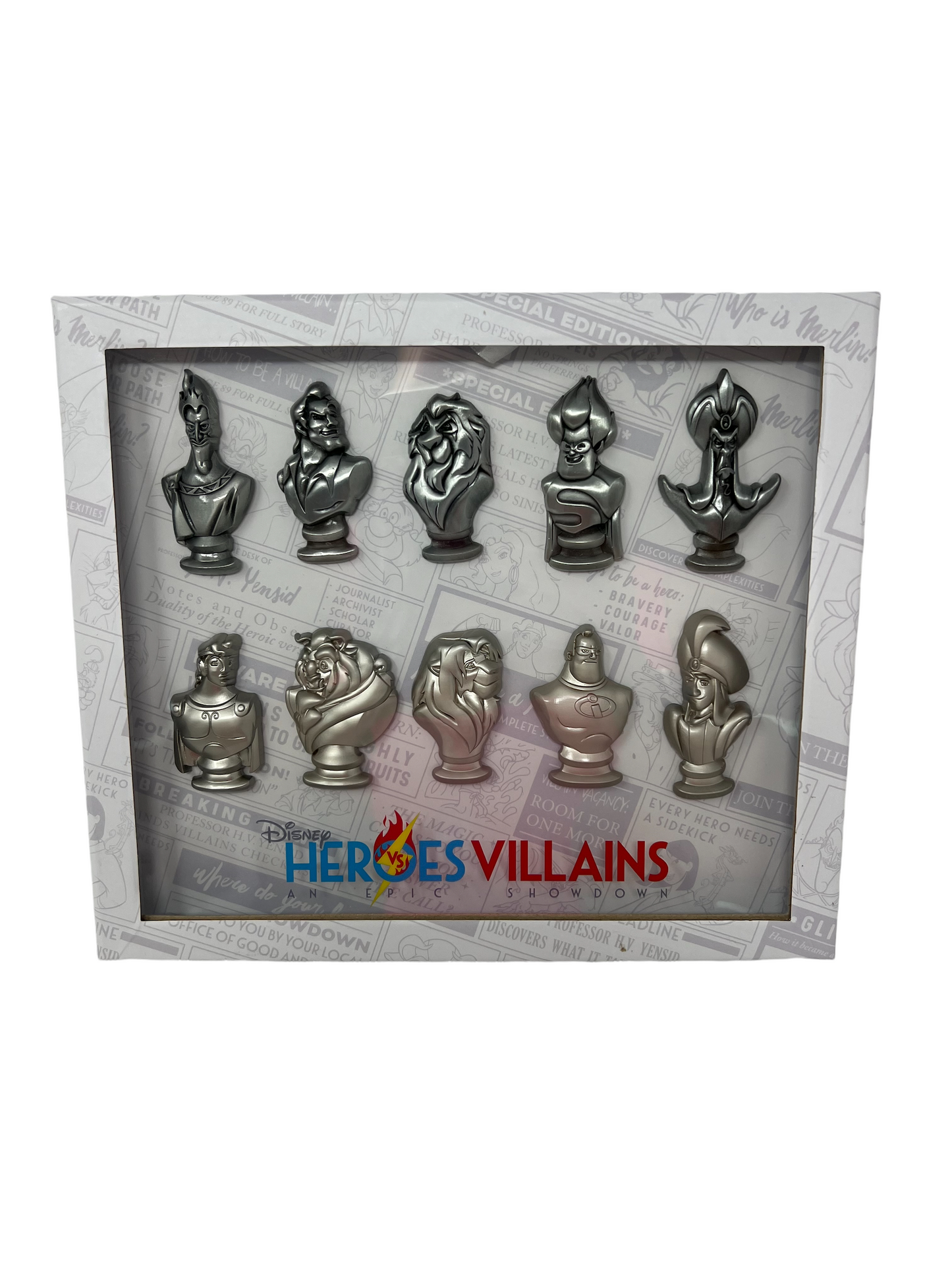 Disney Heroes Villains Limited Edition 300 Boxed Pin Set