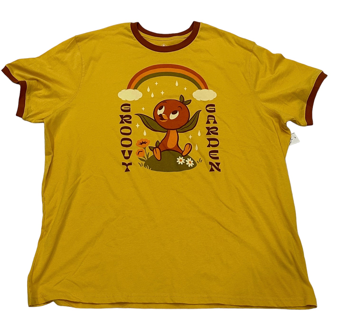 Disney Epcot Flower & Garden 2023 Orange Bird Ringer Shirt XXL