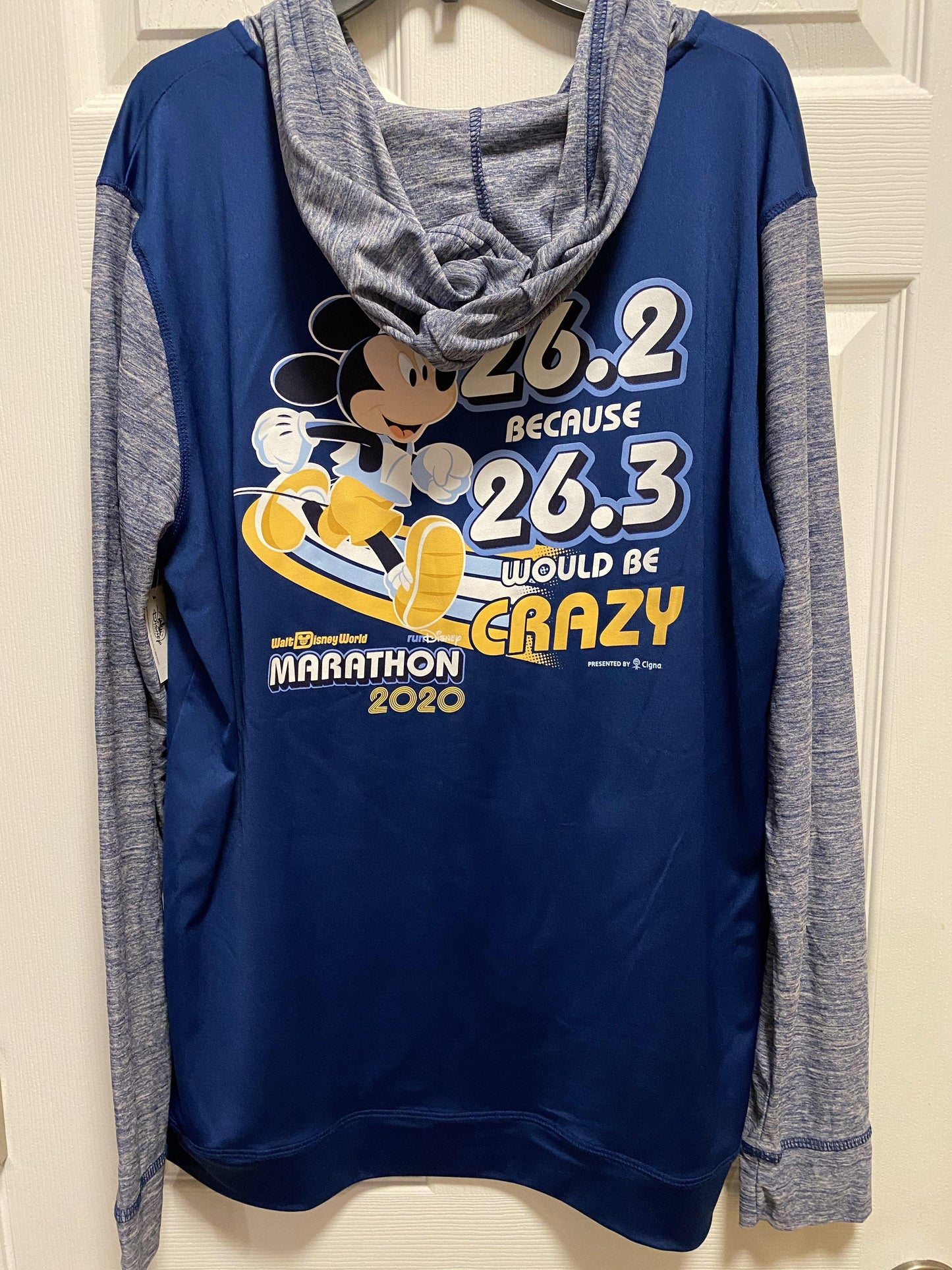 RunDisney 2020 Marathon Weekend Mickey 26.2 Zip Up Mens Jacket - World of Treasures