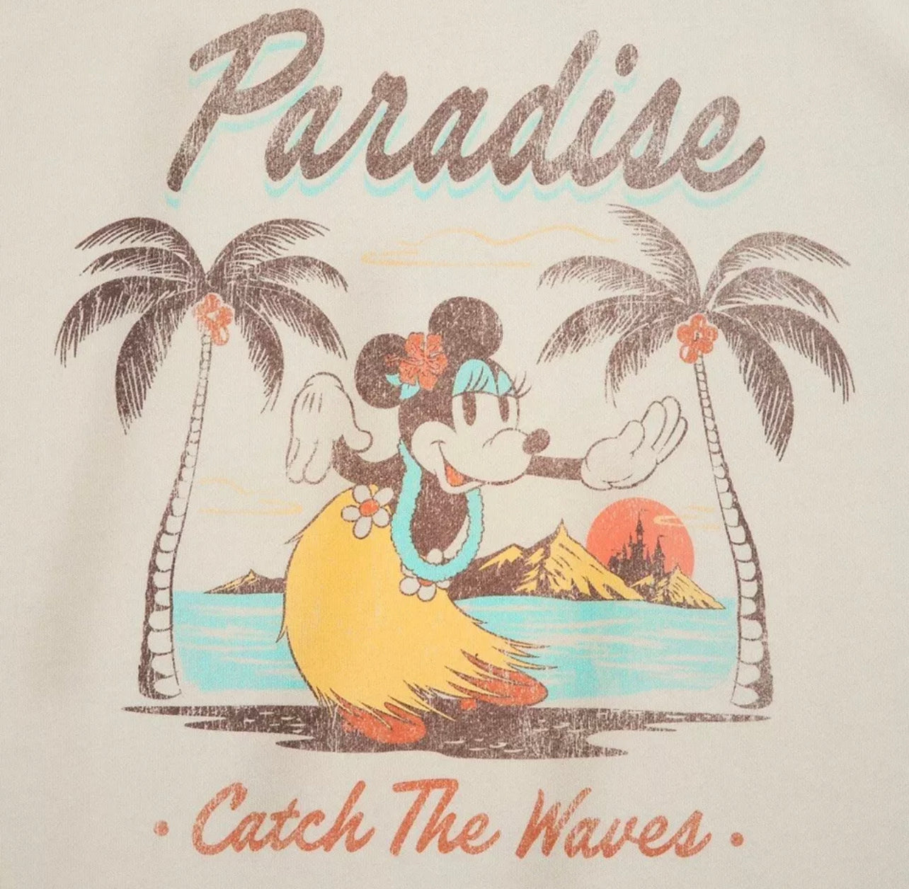 Disney Minnie Tropical Paradise Pullover for Adults XS