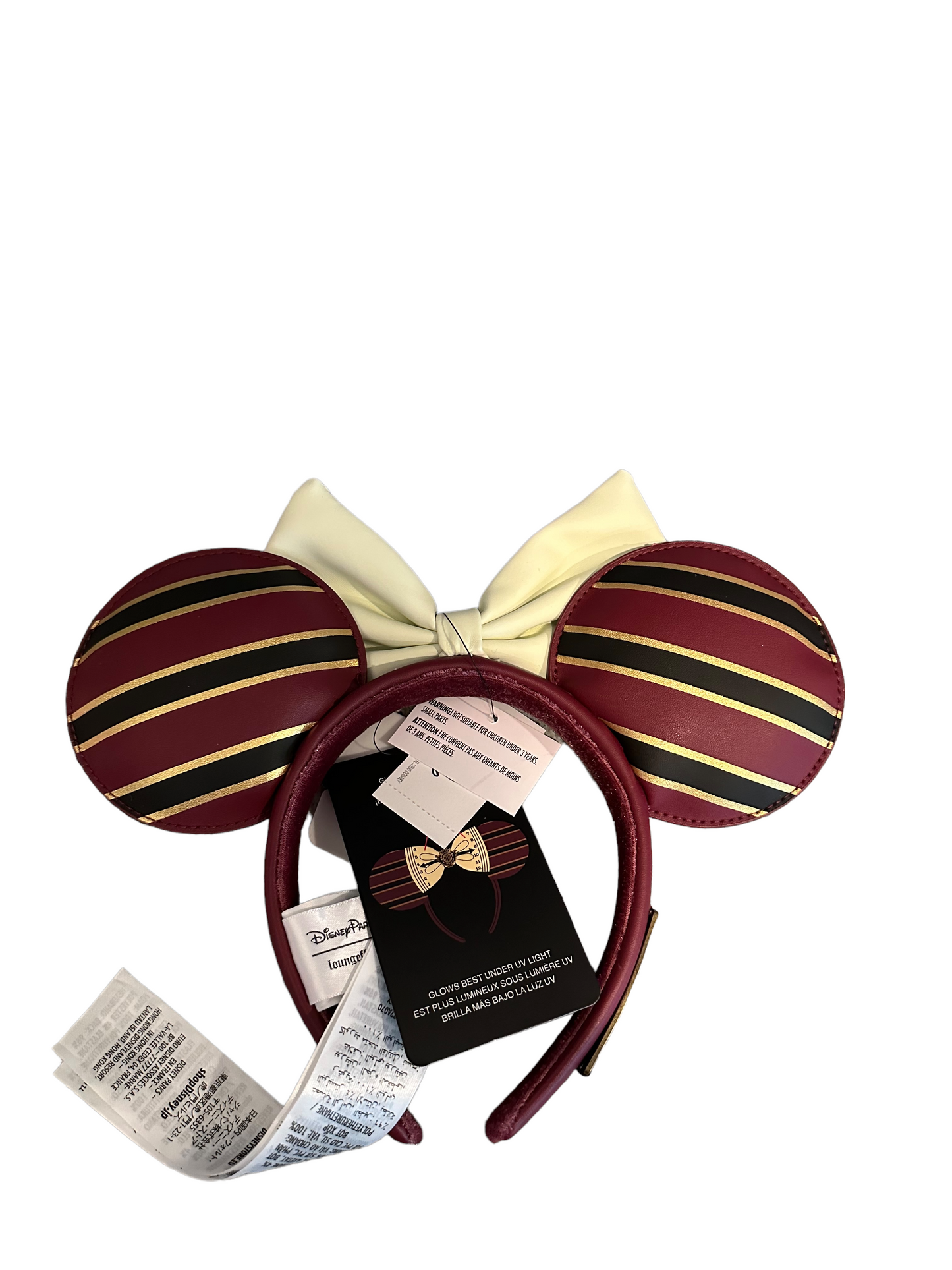 Disney Hollywood Tower of Terror Hotel Loungefly Ear Headband Glow in the Dark