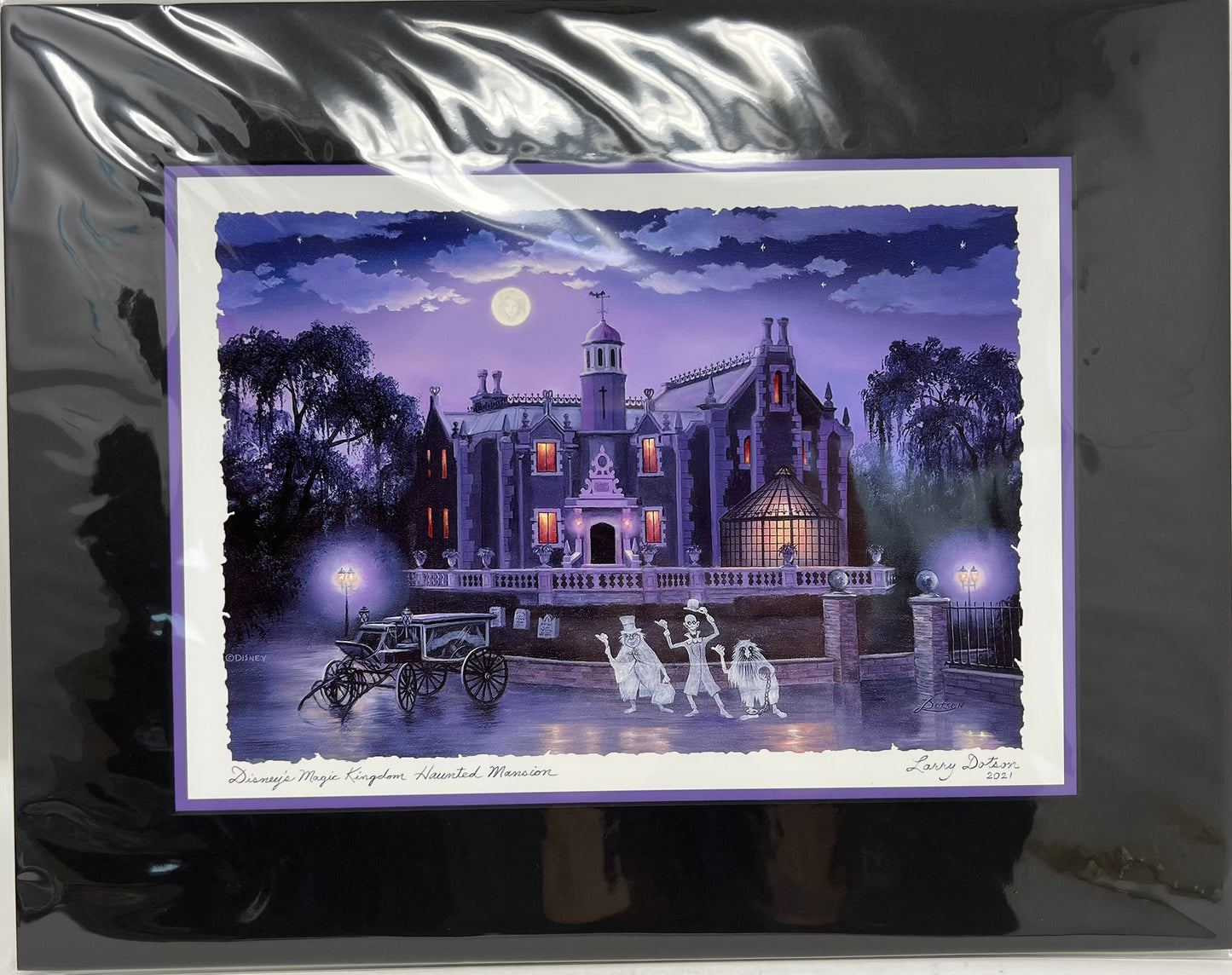 Disney Magic Kingdom Haunted Mansion by Larry Dotson 8x10” Print