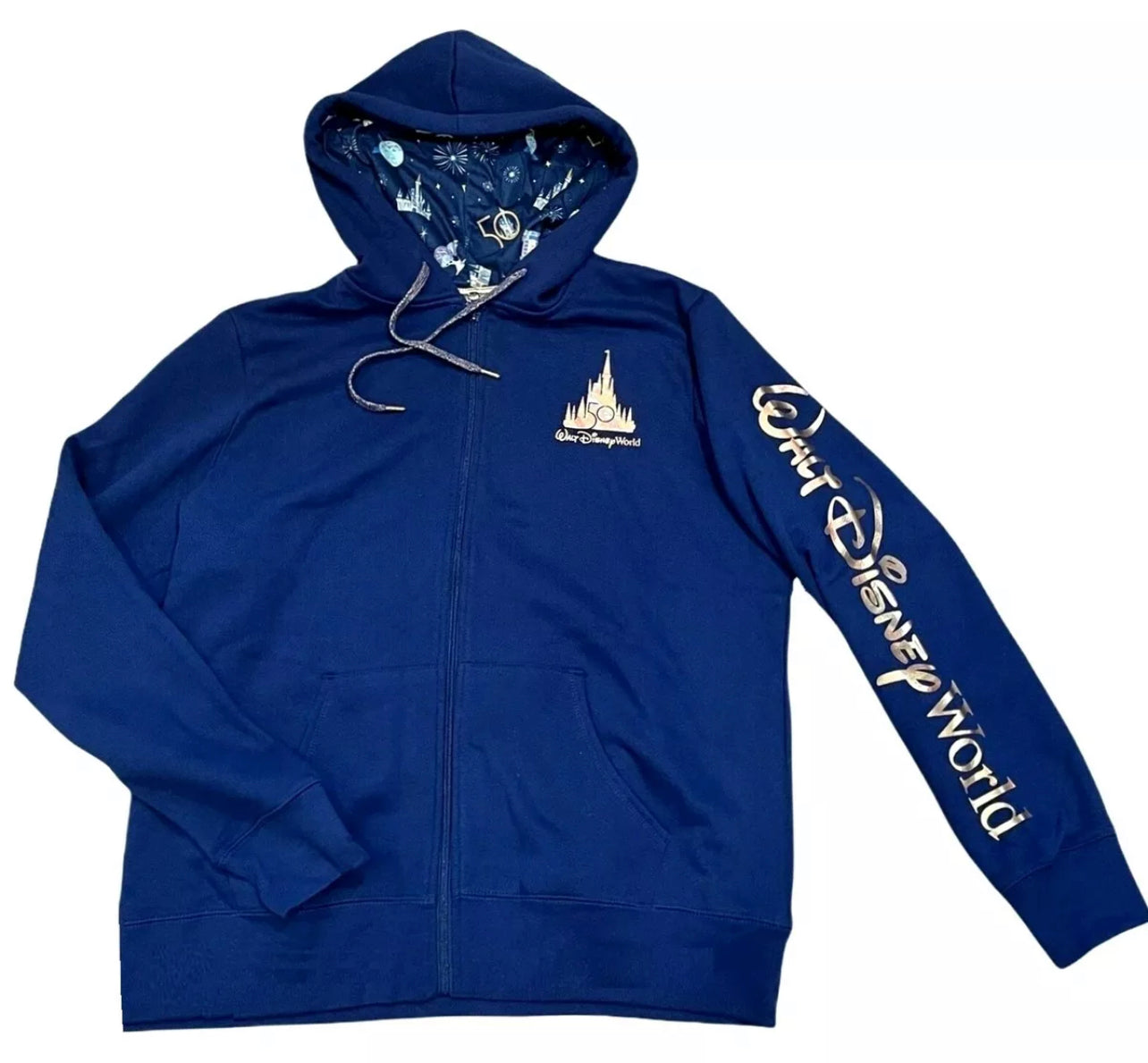 Walt Disney World 50th Anniversary Character Ladies Hoodie XS