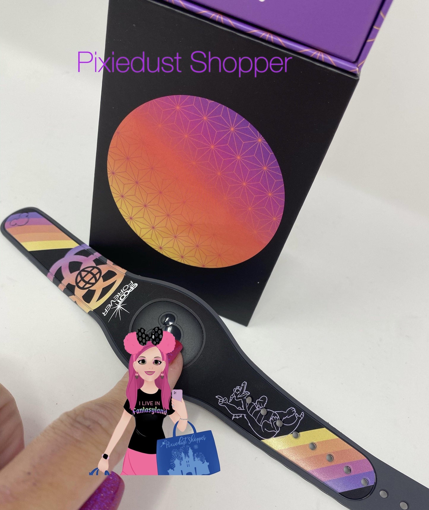 Disney Epcot Forever Figment Magicband Limited Edition 1500 - World of Treasures