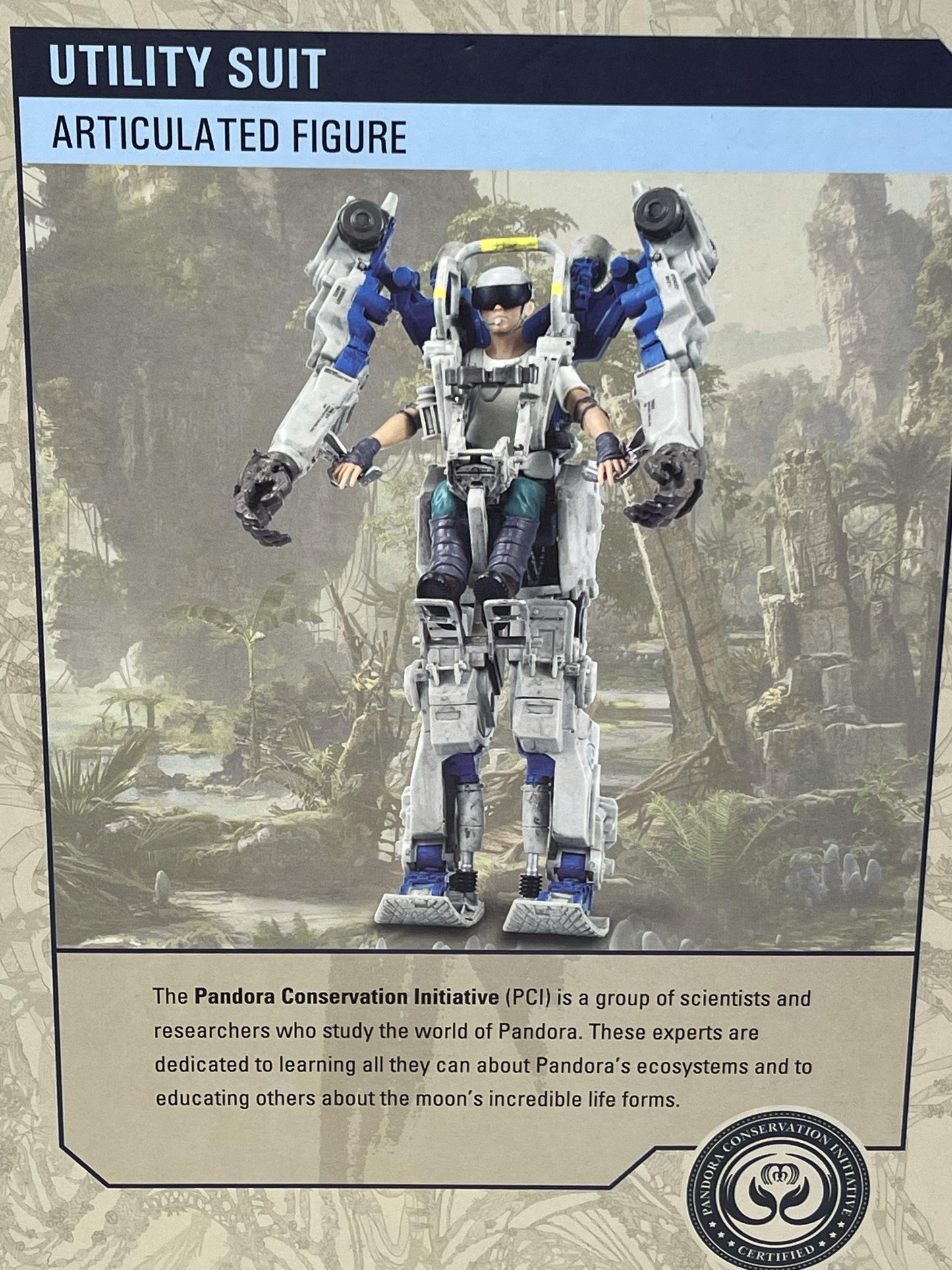 Disney Pandora Conservation Initiative Utility Suit Articulated Figurine Pandora World of Avatar - World of Treasures