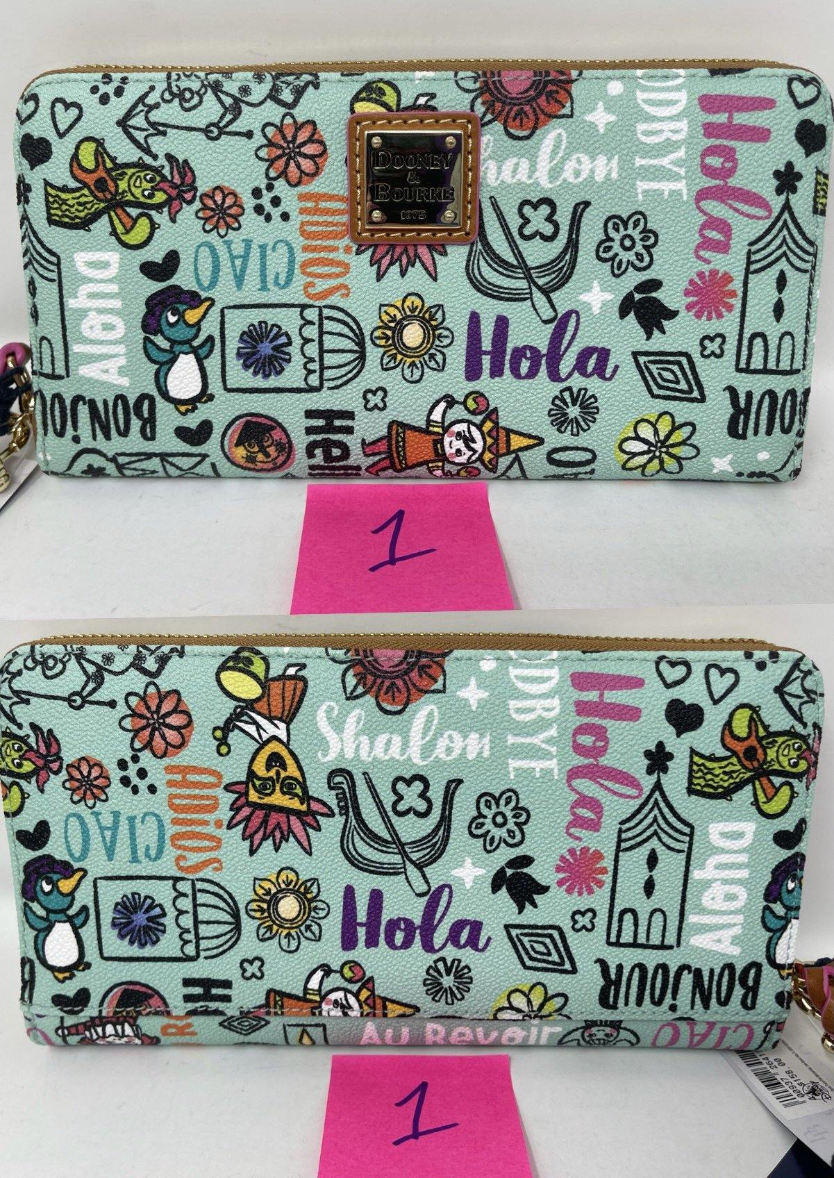 Disney It’s a Small World Dooney and Bourke Wallet Wristlet - World of Treasures