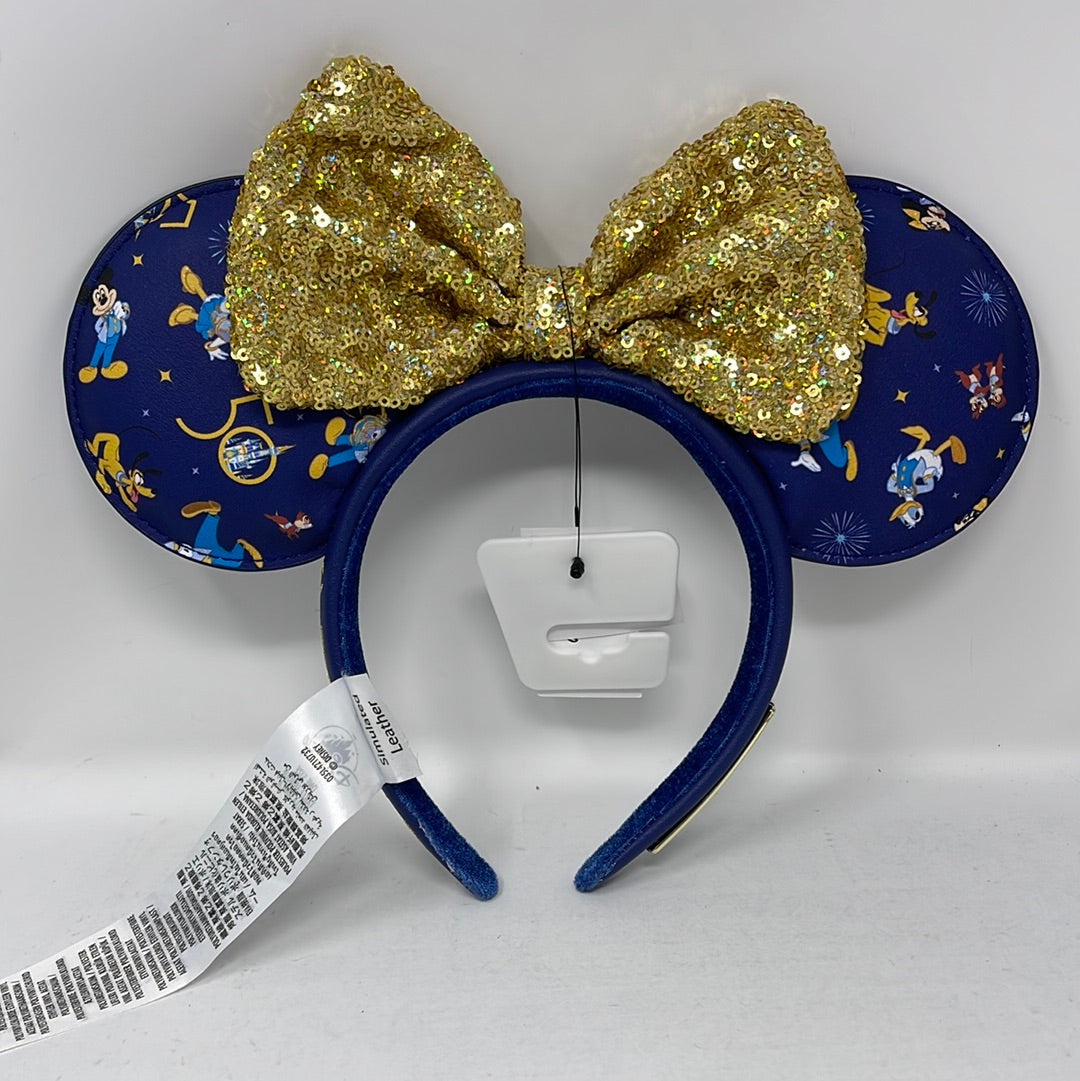 Disney World 50th Anniversary Mickey & Friends Minnie Ear Loungefly Headband