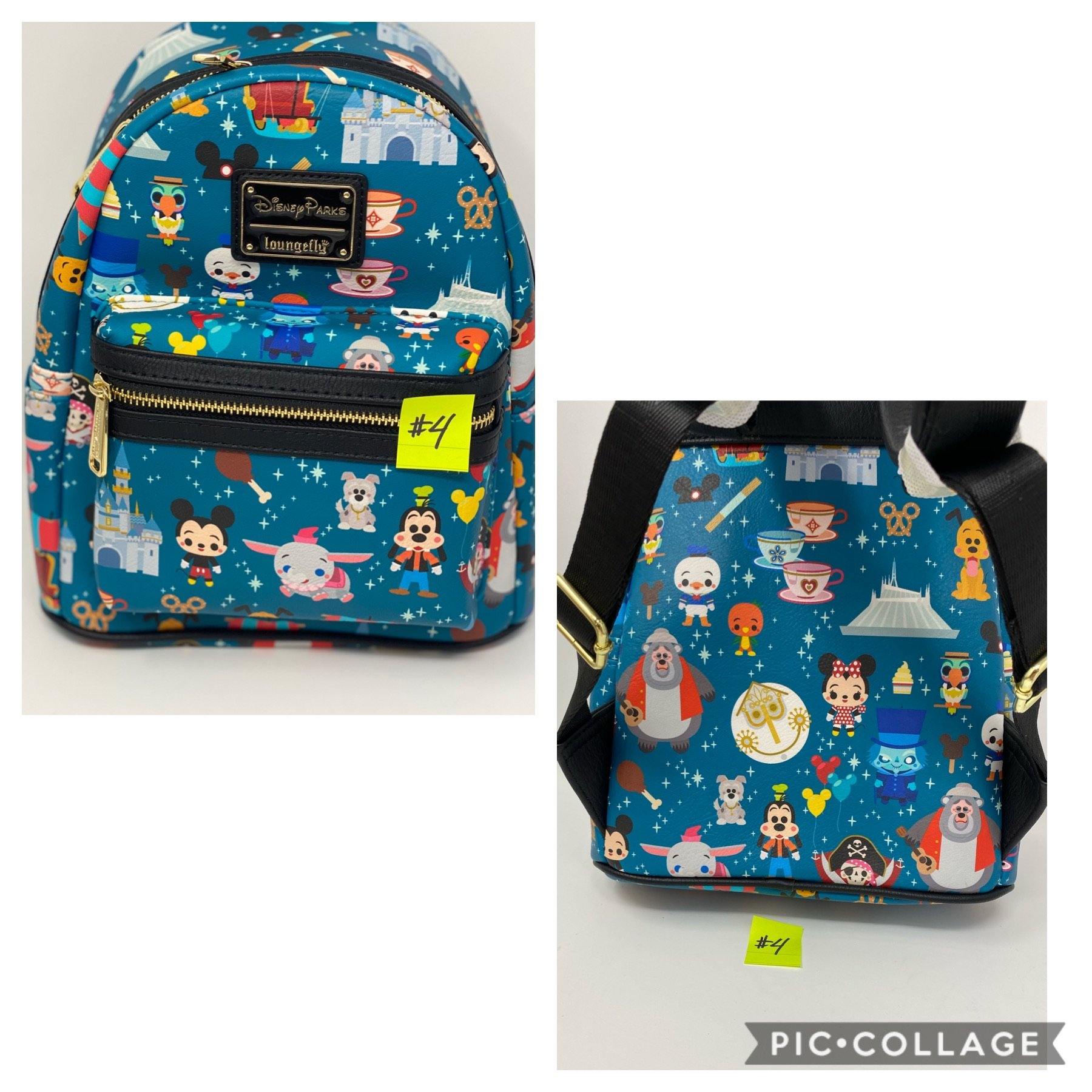 disney parks chibi mini loungefly backpack Disney Loungefly Parks Minis Icons and Attractions Backpack Purse – World of Treasures