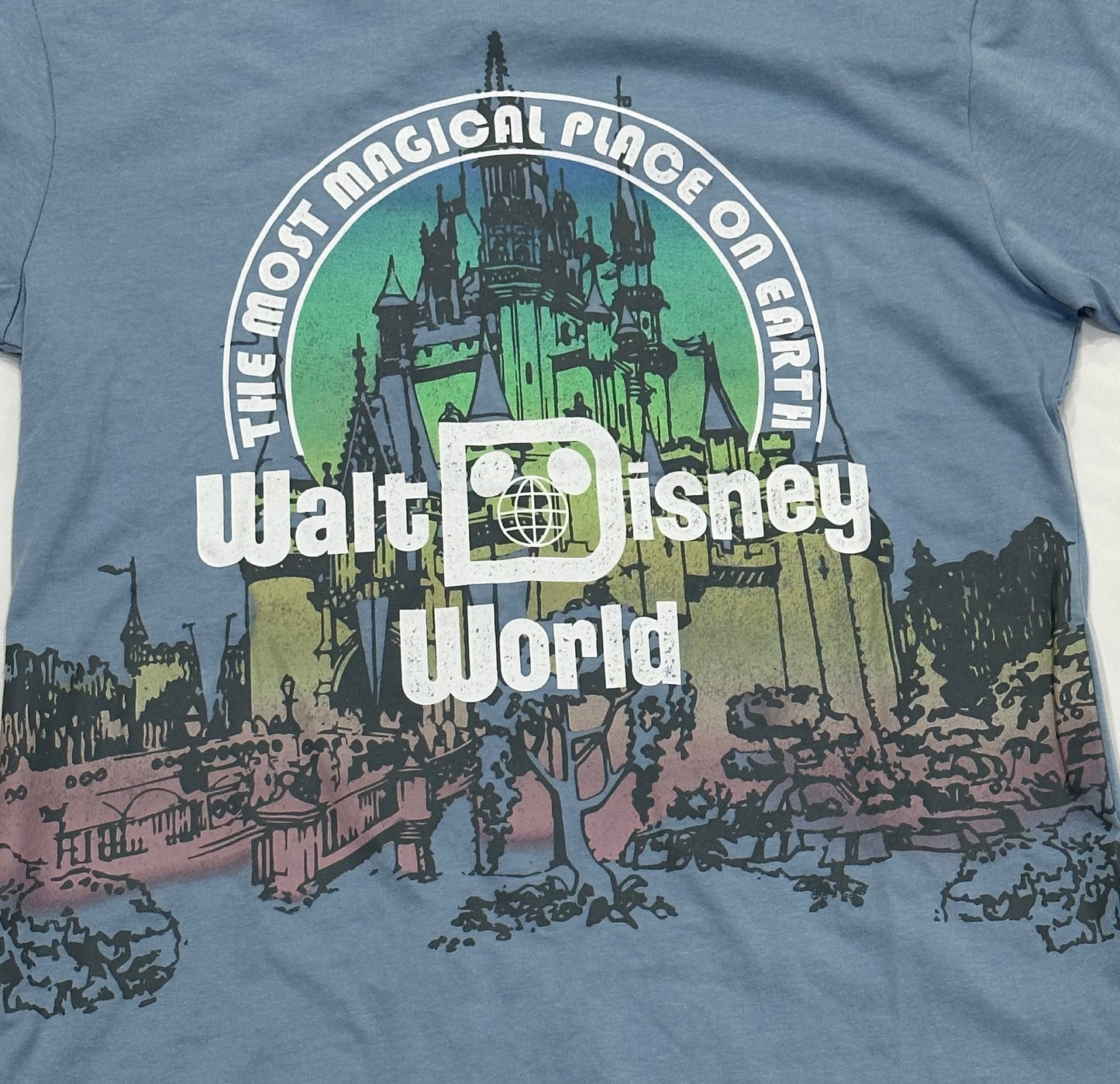 Walt Disney World Most Magical Place Castle Shirt Medium