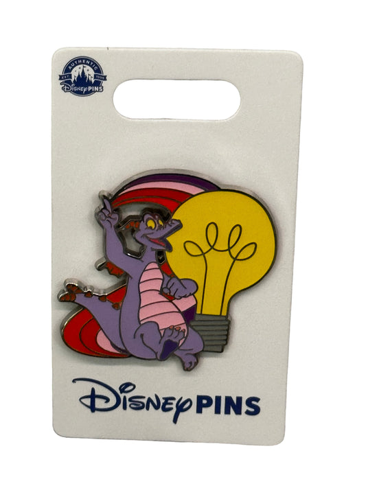 Disney Epcot Figment Lightbulb Rainbow Pin