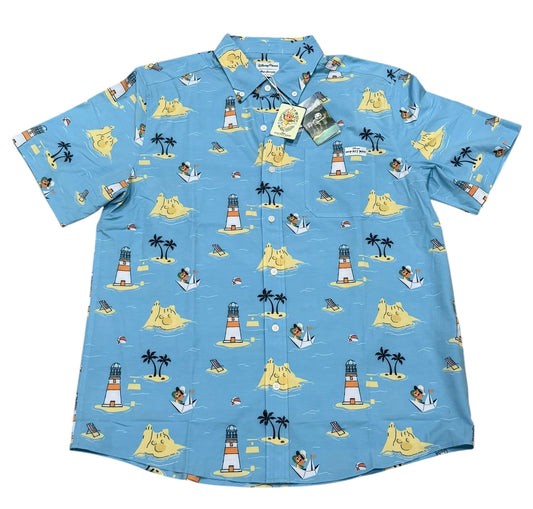 Disney Old Key West Resort Reyn Spooner Shirt Florida Orange Bird Large