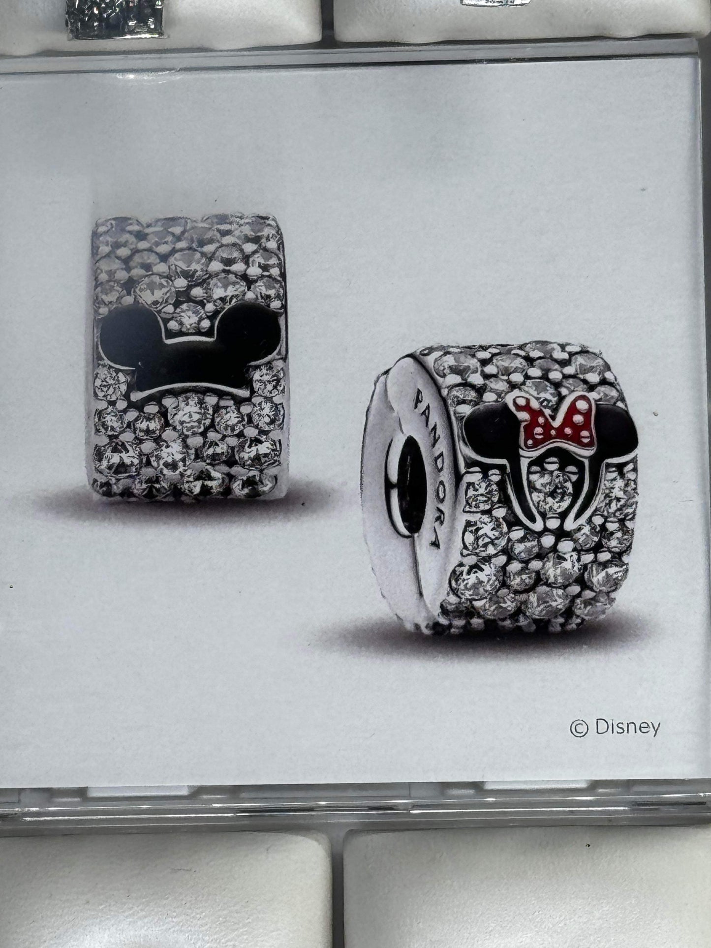 Disney Mickey and Minnie Double Sided Pandora Charm