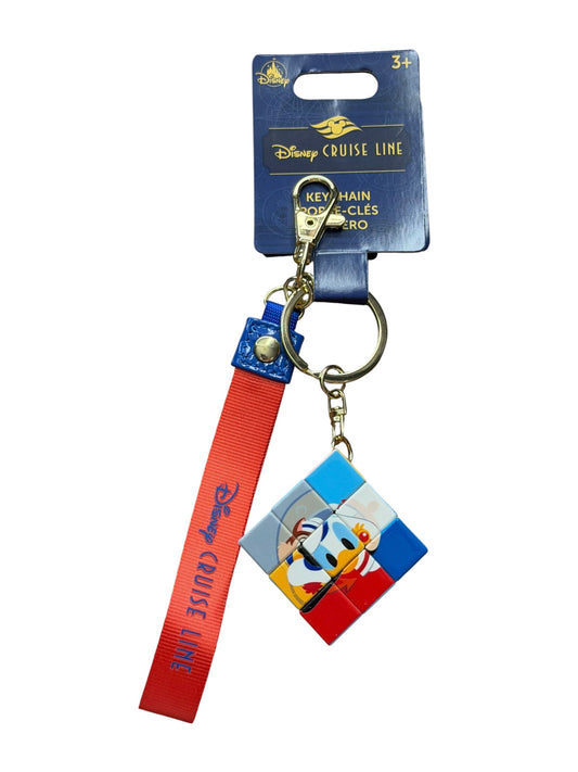 Disney Cruise Line Keychain Clip-Rubix Cube Fidget