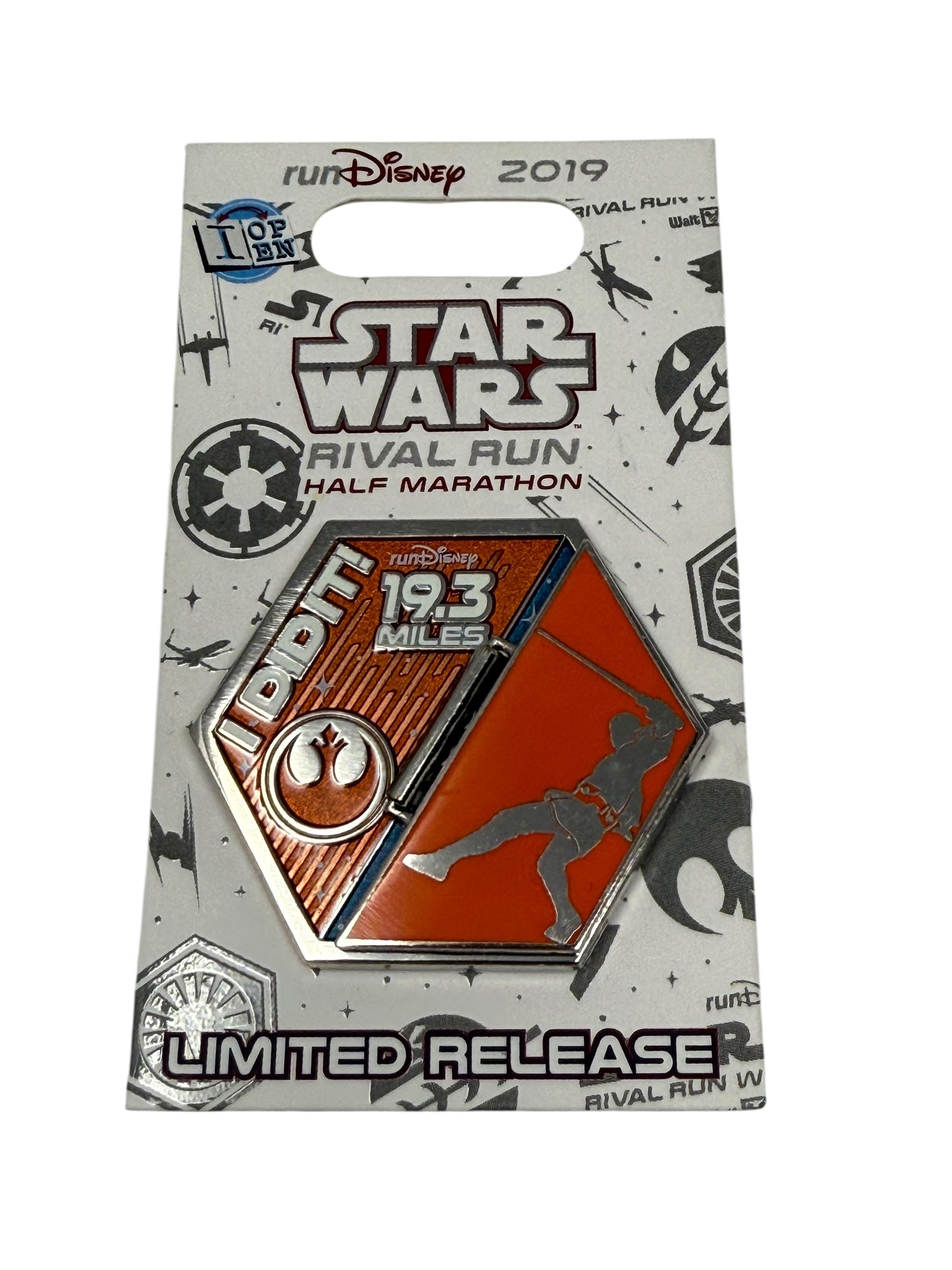 RunDisney Star Wars Rival Run Weekend 2019 Challenge Pin