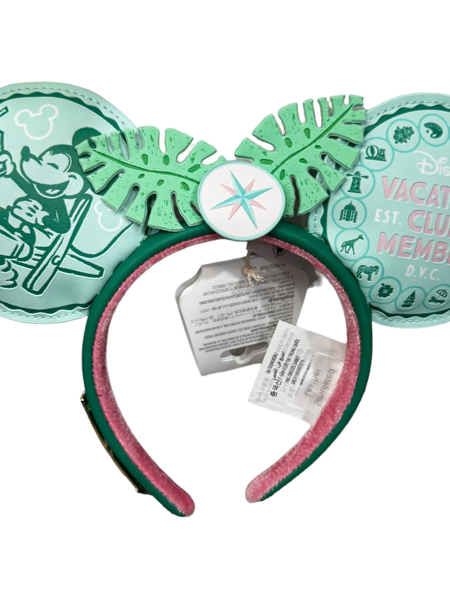 Disney Vacation Club Member Mickey Loungefly Ears Headband-2024