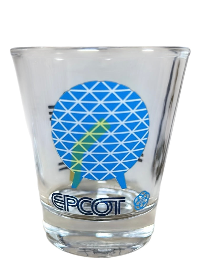 Disney Epcot Spaceship Earth Figment Shot Glass Toothpick Holder