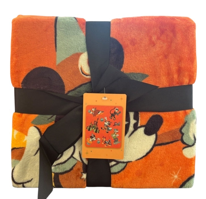 Disney Parks Mickey & Friends Halloween Throw Blanket