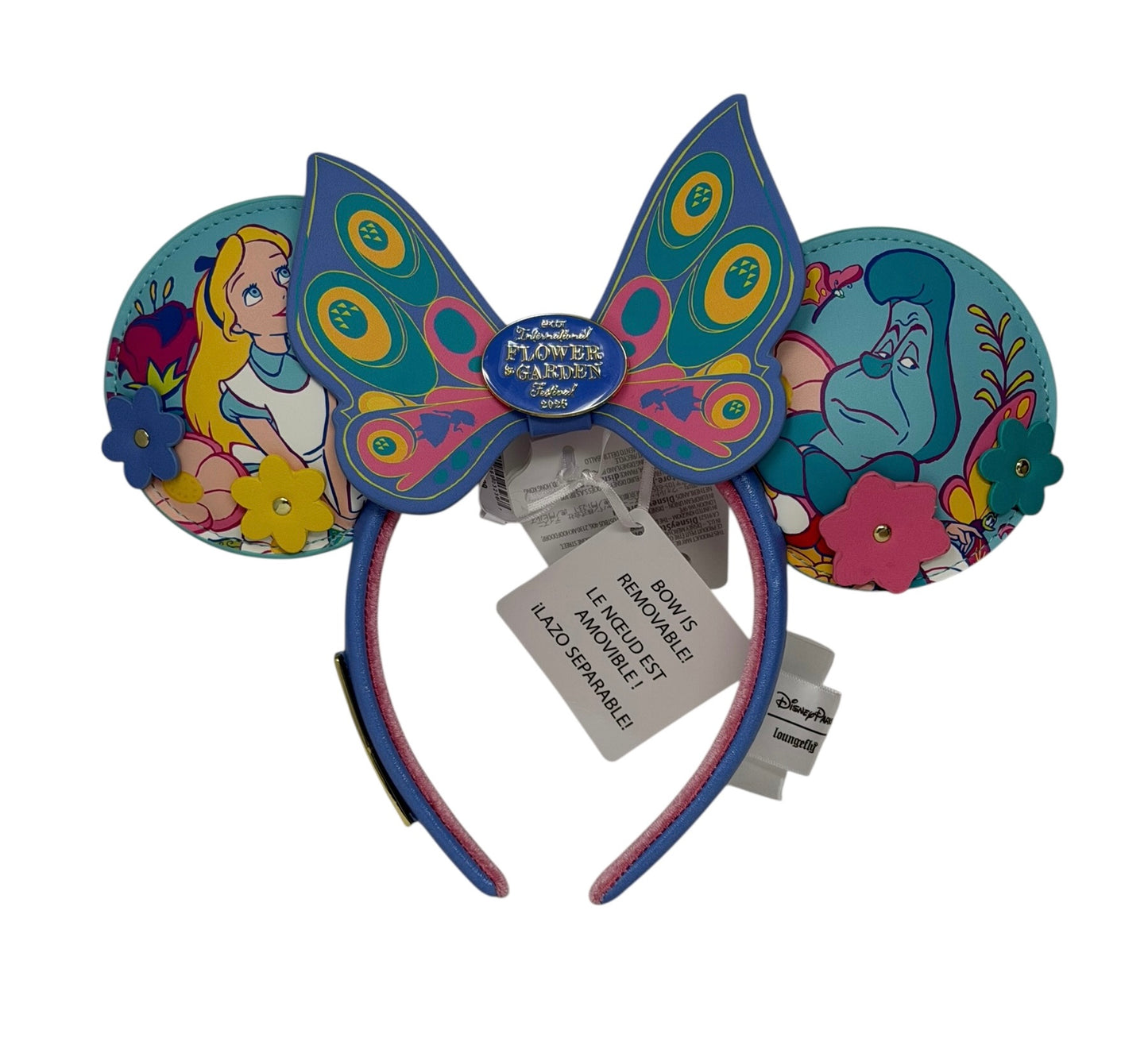 Disney Epcot Flower & Garden 2026 Loungefly Ears Headband-Alice Butterfly