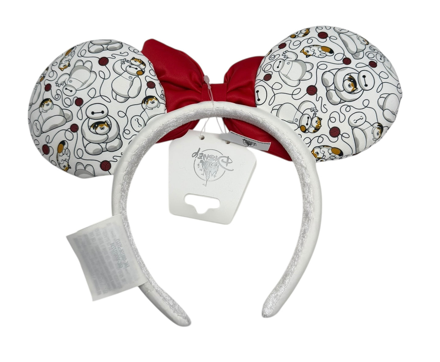 Disney Parks Baymax & Mochi Ears Headband-Big Hero 6