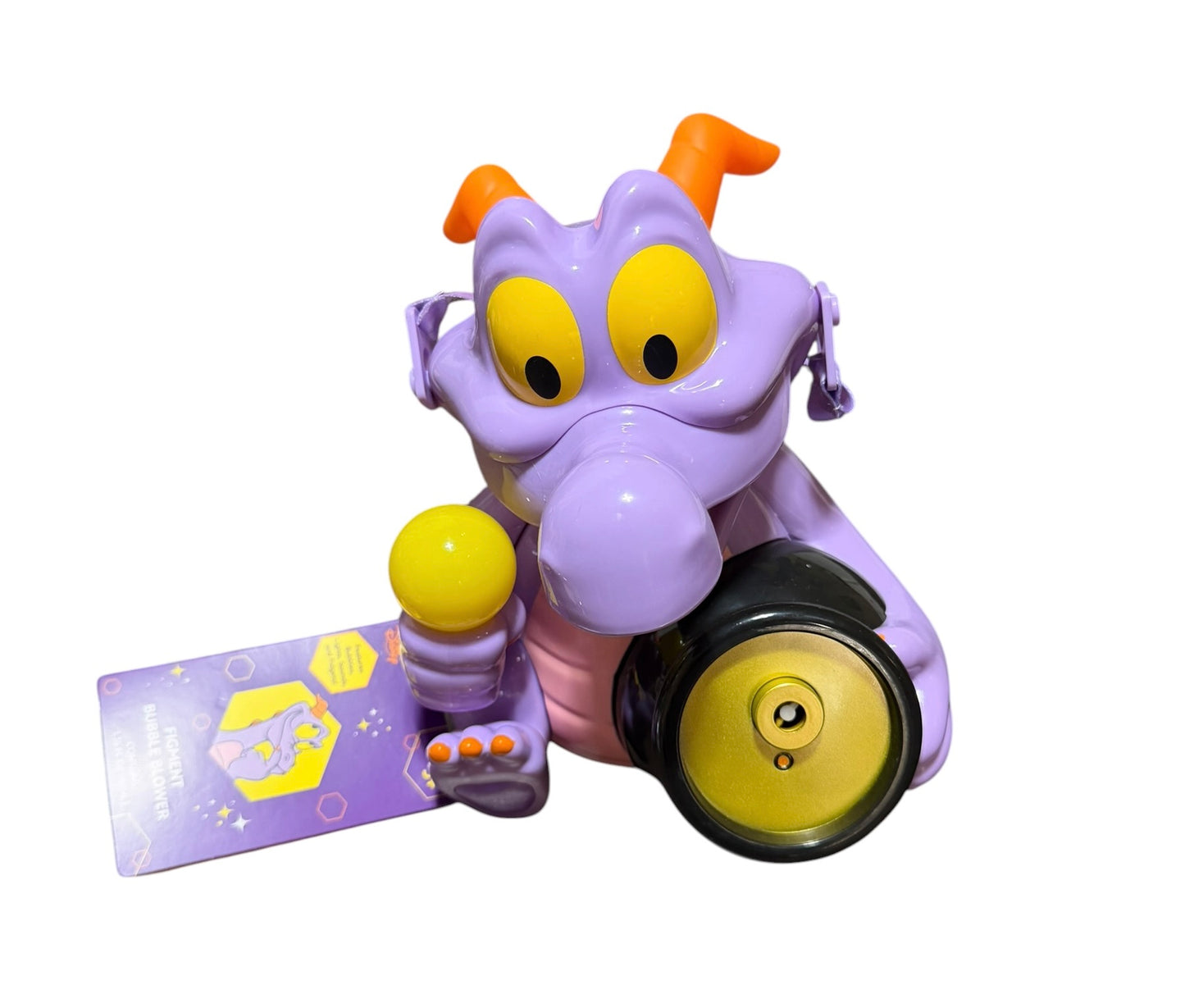 Disney Epcot Figment Bubble Blower with Squeaky Horns Lights and Sounds