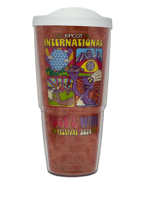 Disney Epcot Food & Wine Festival 2024 Figment Tervis Cup