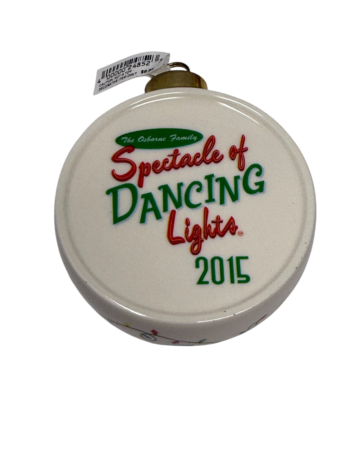 Disney Hollywood Studios Osborne Family Dancing Lights Ornament 2015
