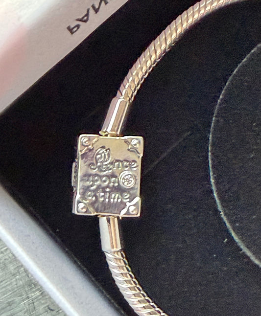 Disney Parks Book Pandora Bracelet 7.5”