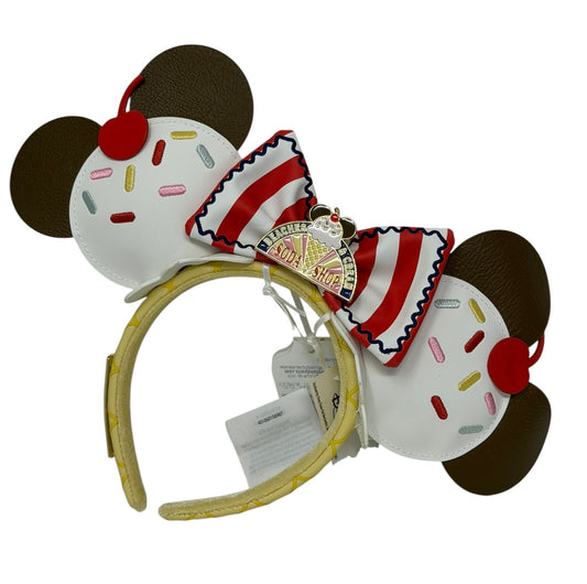 Disney Beach Club Resort  Loungefly Mickey Sundae Ears Headband