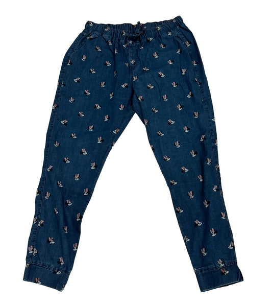 Disney Minnie Mouse Denim Jean Jogger Pants