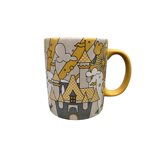 Disney Castle Mickey & Minnie Snack Yellow Mug