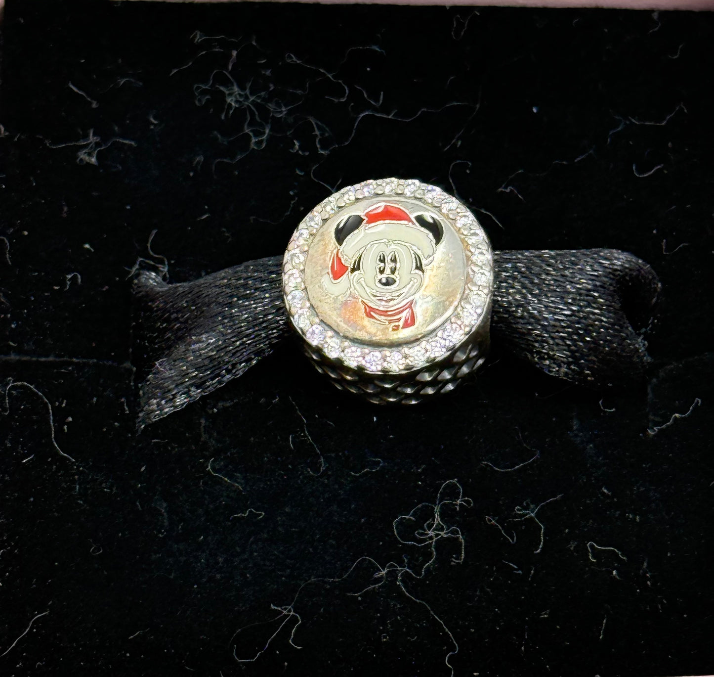 Disney Santa Mickey Christmas Holiday Pandora Bead Charm