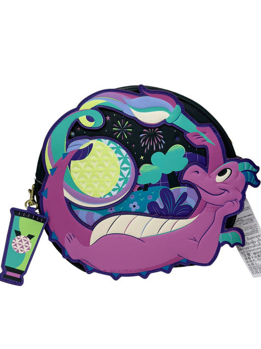 Disney Epcot Figment Loungefly Backpack Convertible Purse-Festival of Arts 2026