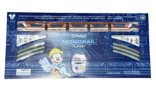 Disneyland Resort Monorail Orange Playset Vintage