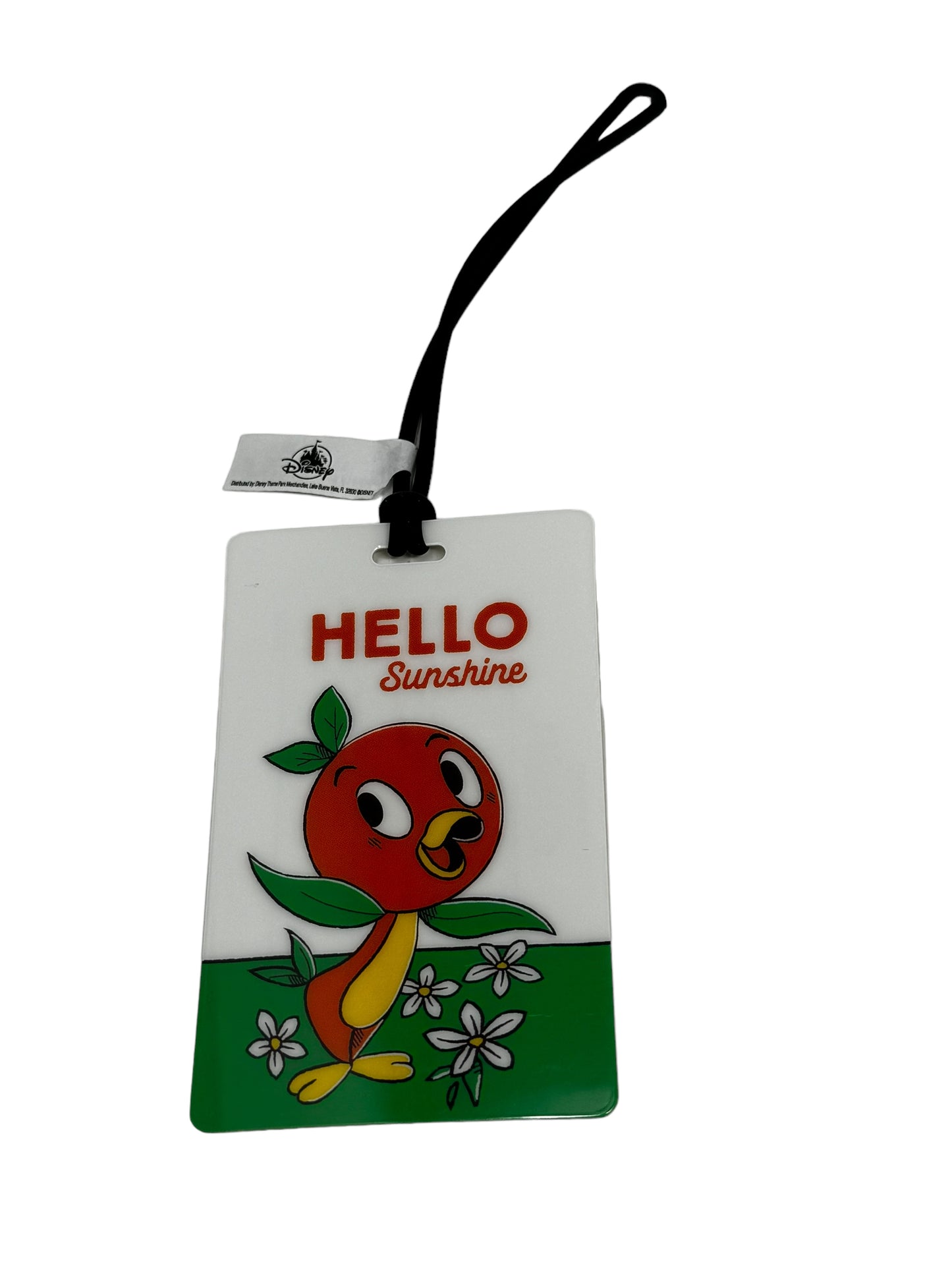 Disney Orange Bird Hello Sunshine Luggage Tag