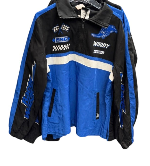 UNIVERSAL Woody Woodpecker Pullover Jacket Motor Sport UNIVRS