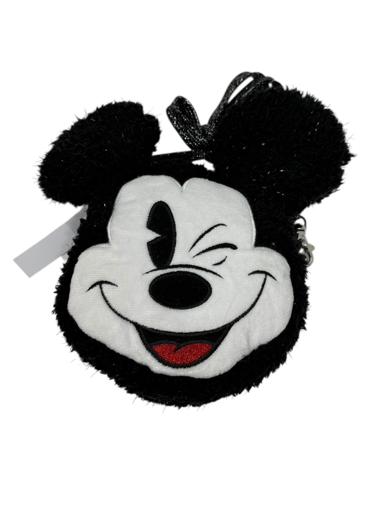 Disney Winking Mickey Plush Purse Purse